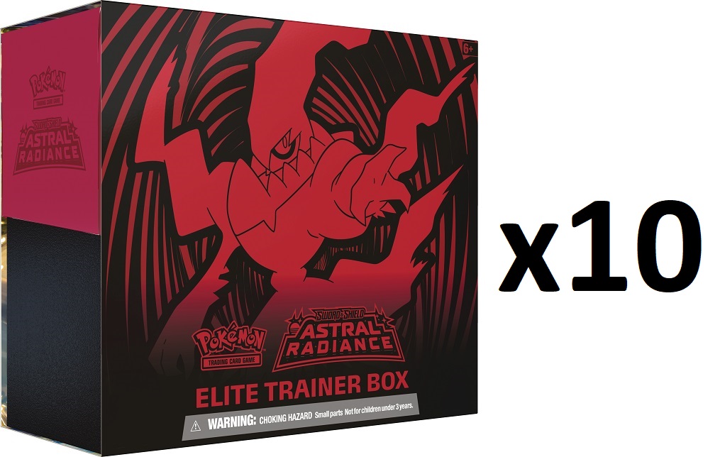 Pokemon SWSH10 Astral Radiance Elite Trainer Box CASE (10 ETBs)